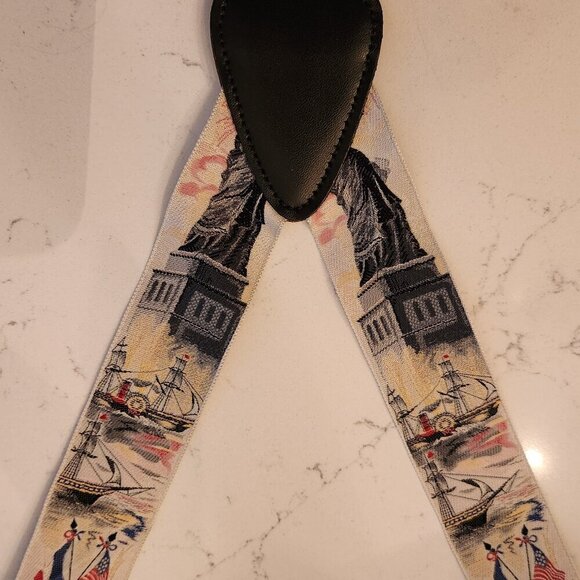 Trafalgar Calvin Curtis Design Lady Liberty Suspenders - Picture 5 of 6